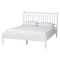 Baxton Studio Callison Spindle Platform Bed, White, Full 271-14734-ZORO - alternate 1
