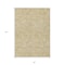 Homeroots 8' X 10' Gold And Beige Floral Washable Indoor Outdoor Area Rug 594626 - alternate 7