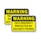 Signmission Property Protected By Security Patrol, 18'' X 24'' 2 Signs, Heavy Gauge Aluminum, 2PK A-1824-2PACK-24813 - alternate 1