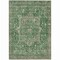 Homeroots 9' X 12' Emerald Medallion Washable Indoor Outdoor Area Rug 608020 - alternate 7