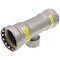 Viega MegaPressG tee P1 1.5 P2 1.5 FPT 1 carbon steel zinc-nickel coating 25446 - alternate 2