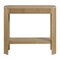 Alaterre Furniture Fluted Solid Wood Console Table 36 in Modern Entryway Table with Storage Shelf AFTBL-029 - alternate 1