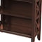 Homeroots 30" Brown Wood Two Tier Bookcase 389554 - alternate 6