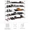 Home-Complete Shoe Rack 5-Tier Shoe Organizer for Closet, Bathroom, Entryway Shelf Holds 25 Pairs Sneakers, White HC-2104-WHT - alternate 6