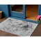 Homeroots 3' X 5' Gray Charcoal And Silver Abstract Washable Indoor Outdoor Area Rug 577956 - alternate 1