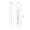 Cwi Lighting Petra Integrated LED 29in Sand Black Outdoor Wall Light with Handcrafted Glass 1723W29-1-101-B - alternate 8