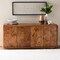 Bali & Pari Valora Modern and Contemporary Natural Mappa Real Burl Wood 4-Door Sideboard Buffet 249-13926-ZORO - alternate 8