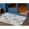 Homeroots 3' X 5' Gray Silver And Gold Geometric Washable Indoor Outdoor Area Rug 616808 - alternate 1