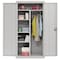 Sandusky Lee Combo Wardrobe Storage Cabinet, 72 in H, 36 in W, 18 in D, Recessed Pull, Keyed, Light Gray EACR361872-05 - alternate 6
