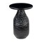 Homeroots 20" Black Solid Wood Round Pedestal End Table 556555 - alternate 8
