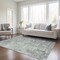 Homeroots 3' X 5' Plum Purple And Olive Green Oriental Washable Indoor Outdoor Area Rug 587452 - alternate 5
