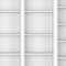 Homeroots Set of Three White Wood Thirteen Tier Modular Bookcase, 3PK 546629 - alternate 7