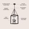 Jonathan Y Anna 12" 3-light Metal/Glass LED Pendant, Oil Rubbed Bronze JYL7412A - alternate 12