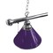 Holland Bar Stool Co Purple 3 Shade Billiard Light, Chrome Fixture BL3CHPurp - alternate 6