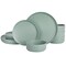 Gibson Home Canyon Crest 12 Piece Stackable Melamine Dinnerware Set in Sage 135732.12 - alternate 1