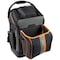 Klein Tools Tool Backpack, Black/Orange, 1680d Ballistic Weave Body; Hard Molded Polypropylene Bottom 55665 - alternate 1