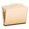 Pendaflex Top Tab Classification Folder, 2/5-Cut Tab, Exp 1.75", 2 Dividers, 6 Fasteners, Letter, Manila, 10PK 24000P - alternate 1