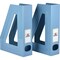 Acrimet Magazine File Holder Vertical Rack, Durable Plastic Desk Organizer, Solid Blue, 2PK 277.AO - alternate 1