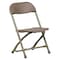 Flash Furniture Kids Folding Chair, Brown Y-KID-BN-GG - alternate 1