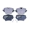 Hella Brake pad set prepared for wear warning indicator T2434 for e.g. BMW / MINI 355023131 - alternate 1