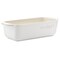 Crockpot Artisan 1.25 Quart Rectangular Stoneware Bake Pan in Cream 136636.01 - alternate 1