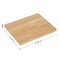 Flash Furniture Bennett 24x30 Solid Wood Indoor 1.5 Inch Thick Rectangular Tabletop in Natural GSF-003-24X30-NAT-GG - alternate 10