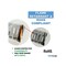 Kable Kontrol PVC Open Slot Wire Duct, 3in W x 3in H x 6.5ft L, Gray, 1 PC PFOS3X3S - alternate 10