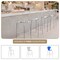 Leisuremod Oyster Acrylic Barstool with Steel Frame in Chrome Finish, Clear OC31CL - alternate 10