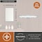 Vaxcel Marseille 24 in. LED Chrome Bath Bar Bathroom Vanity Light Clear Glass W0359 - alternate 10