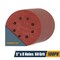 Powertec 5 in. 8 Hole Hook and Loop Sanding Discs, Aluminum Oxide, 60 Grit, 100PK 45006-P4N - alternate 1