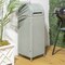 Happimess Darla 31.39-Gallon All-Weather Wicker/Metal Swing Top Hideaway Outdoor Trash Can, Mint Blue/White HPM1202C - alternate 1