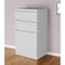 Homeroots 23" White Two Drawer Standard Chest 544051 - alternate 13