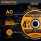 Powertec 4-1/2in Cut Off Wheels 25PK, 1/16in Thick with 7/8in Arbor, for Angle Grinder - 60 Grit, 25PK 14019 - alternate 4