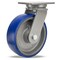 Hamilton Champion Swivel Caster, 10" x 3" Ergo-Glide Polyurethane (85A) on Cast Iron Wheel S-CH-13SPB - alternate 1