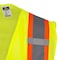Radians Radians SV6 Two Tone Surveyor Type R Cla, 100% Polyester Mesh, Zipper Closure Closure, Hi-Vis Green SV6-2ZGM-5X - alternate 9