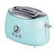 Brentwood Industries Cool Touch 2-Slice Extra Wide Slot Retro Toaster in Blue TS-270BL - alternate 3