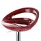 Elama 2 Piece Retro Adjustable Bar Stool in Cherry with Chrome Base ELM-806-CHERRY - alternate 9