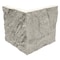 Msi Cottonwood White 1.18in x 1.34in Natural Concrete Loose Veneer Corner Wall Tile ZOR-PNL-0176 - alternate 2