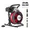 Vevor Drain Cleaner Machine Drain Auger 50FT x 1/2 Inch Manual Feed & 4 Cutters RC-9002G - alternate 1