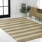Jonathan Y Jayden Rustic Farmhouse Woven Jute Stripe Natural/Bleach 8 ft. x 10 ft. Area Rug NRF202C-8 - alternate 5