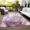 Homeroots 10' X 14' Pink Abstract Washable Non Skid Indoor Outdoor Area Rug 559603 - alternate 6