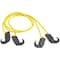 Prosource Stretch Cord, 8 mm Dia, 48 in L, Polypropylene, Yellow, Hook End FH4036 - alternate 1