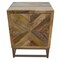 Homeroots 25" Natural Two Drawer Nightstand 488772 - alternate 6