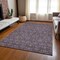 Homeroots 8' X 10' Purple Beige And Taupe Floral Washable Indoor Outdoor Area Rug 582305 - alternate 7