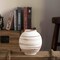 Uniquewise 9in Ceramic Stripe Vase Vintage Decorative Modern Farmhouse Piece for Home Centerpieces, White QI004793.RD - alternate 6