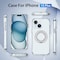 Alpha Digital iPhone 15 PLUS Case w/ Magnetic Ring Stand- Full Protection, Soft Flex -360 shockproof IP15P-CLEAR - alternate 8