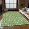 Homeroots 3' X 5' Green And Light Green Geometric Washable Indoor Outdoor Area Rug 596021 - alternate 9