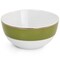 Martha Stewart Gold Rimmed 12 Piece Fine Ceramic Dinnerware Set in Green 97243.12 - alternate 6