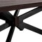 Homeroots 55" Brown And Black Solid Wood And Metal Coffee Table 520647 - alternate 7