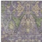 Homeroots 9' X 12' Purple Green And Brown Floral Washable Indoor Outdoor Area Rug 605299 - alternate 8